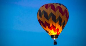 air ballon in Murchison falls national park